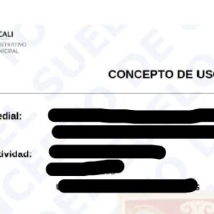 Concepto uso de suelo lote urbano 3500 mt2 Cali Pance