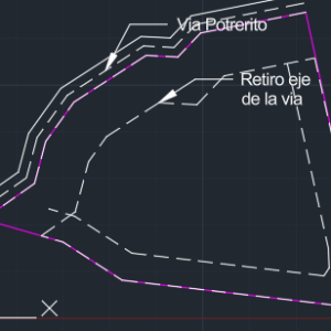 Planimetria Formato DWG AutoCad Lote Urb 3288mt2 Bello sector Potrerito